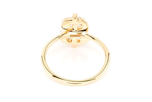 Icebox - Dollar Sign Ring 14K