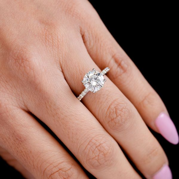 2.50ct - Round Solitaire - Diamond Engagement Ring - All Natural