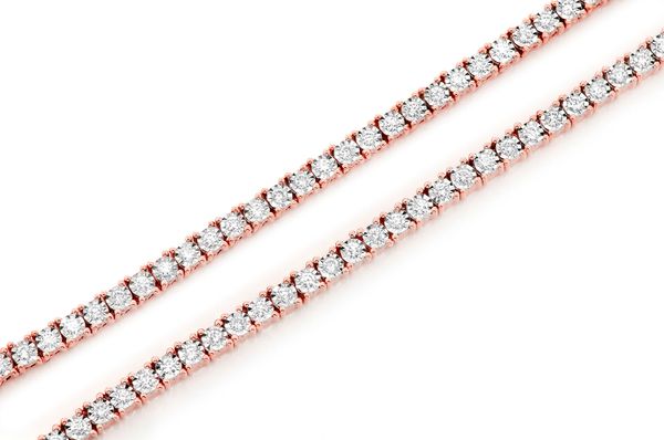 2pt diamond tennis chain