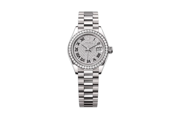 Rolex - Lady-datejust- 279139rbr - White Gold & Steel (rb188)