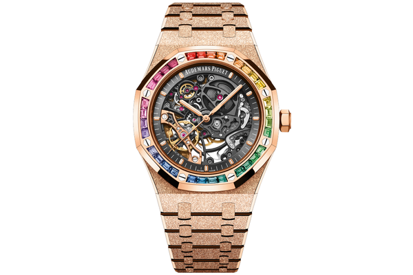 Audemars Piguet - Royal Oak Frosted Gold Double Balance Wheel Openworked - 15412or.yg.1224or.01-b - Pink Gold (rb1126)