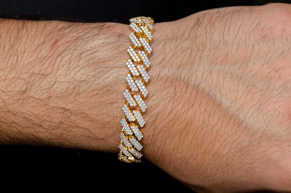 diamond cuban link bracelet icebox