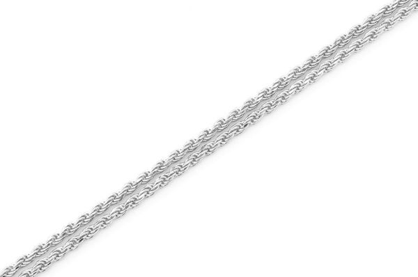 1MM Rope 14k Solid Gold Chain