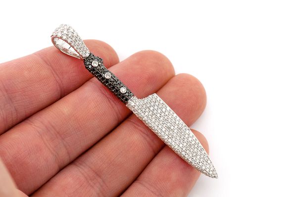 diamond knife pendant