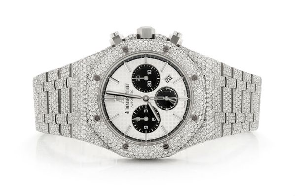 Icebox Audemars Piguet Royal Oak Steel Fully Iced Out