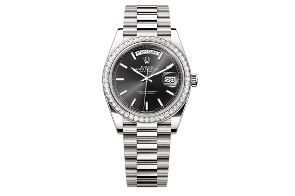 Rolex - Day-Date 40 - 126235 - White Gold & Diamonds (mb514)