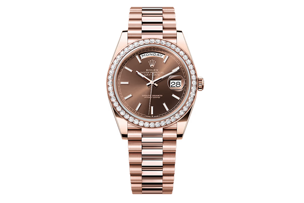 Rolex - Day-Date 40 - 228345rbr - Rose Gold & Diamonds (rb2047)