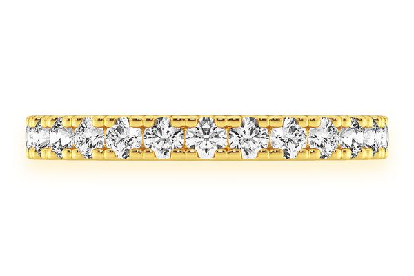 One Row Scallop Diamond Band 14k Solid Gold 0.75ctw