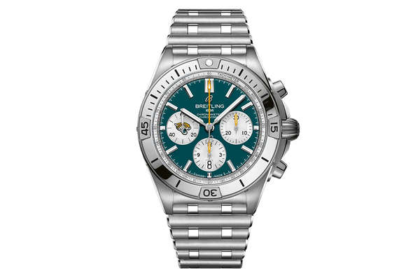 Breitling - Chronomat B01 42 Nfl Jacksonville Jaguars Edition - Ab01342b1l3a1 - Stainless Steel (mb226)