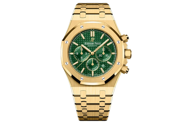 Audemars Piguet - Royal Oak Chrono - 26331ba - Yellow Gold Green Dial