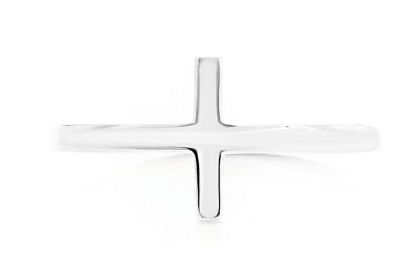 Cross Ring 14k Solid Gold