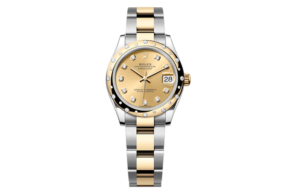 Rolex - Datejust 31 - 278343rbr - Yellow Gold, Steel, & Diamonds (mb490)