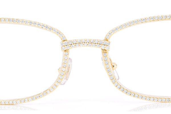 Cartier diamond glasses icebox sale