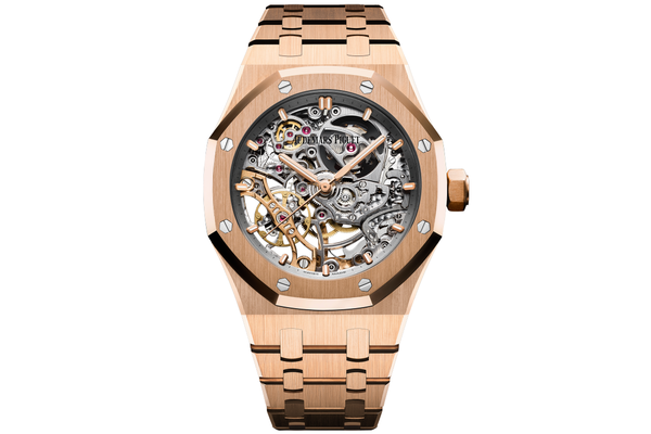 Audemars Piguet - Royal Oak Double Balance Wheel Openworked - 15467or.oo.1256or.01 - Pink Gold (rb1186)