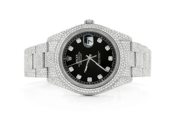 Rolex Datejust 41MM Steel (126334) - 15.50ctw Diamond Bezel