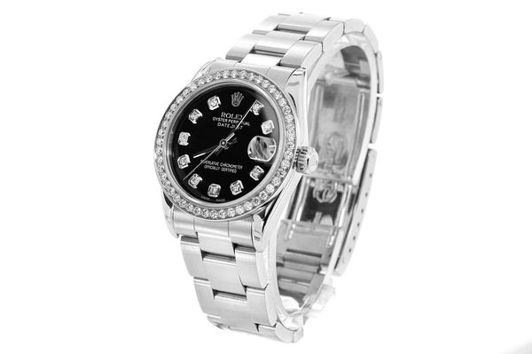 Rolex - Datejust 31 - 78240 - Steel - Custom Diamond Bezel & Dial - (500-05766)