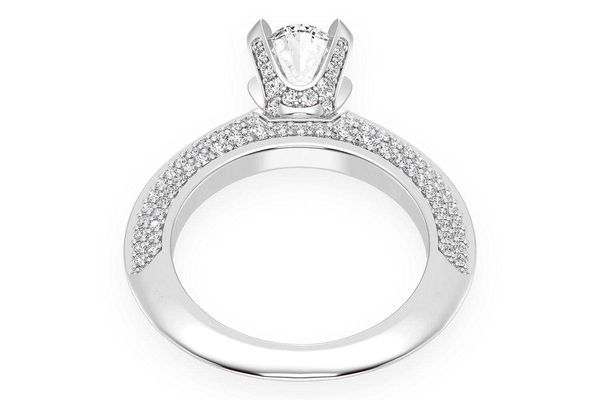 Kifey - 1.00ct Oval Solitaire - Knife Edge - Diamond Engagement Ring - All Natural