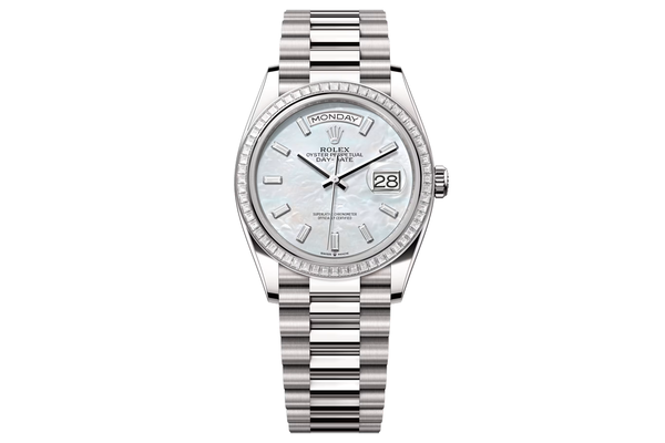 Rolex - Day-date 36 - 128399tbr - White Gold (rb46)