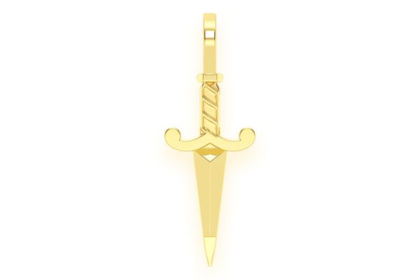 Gold Dagger 14k Solid Gold