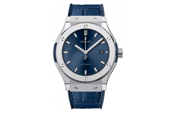 Hublot - Classic Fusion Titanium Blue - 542.nx.7170.lr - Titanium (mb1214)