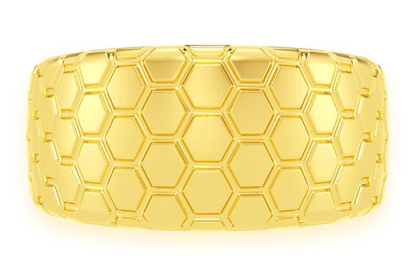 Honeycomb Ring 14k Solid Gold