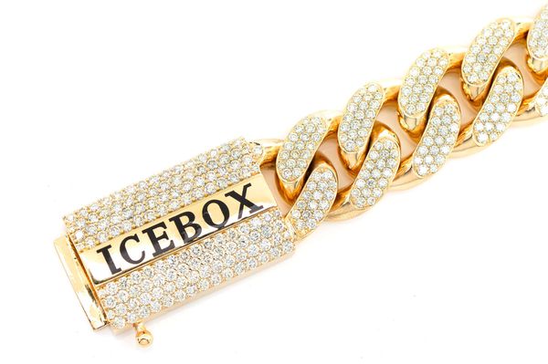 20MM Miami Cuban Diamond Bracelet 14k Solid Gold 20.85ctw