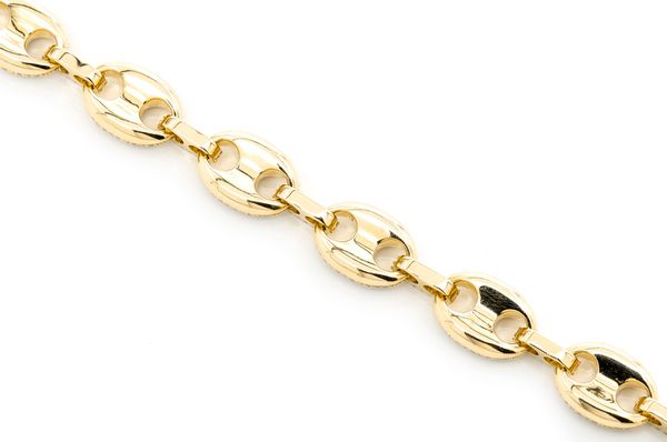 10.5MM Mariner Link Bracelet 14k   7.00ctw