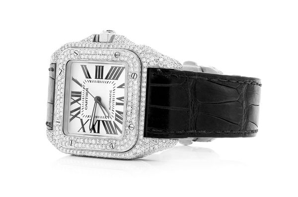 Cartier Santos De Cartier 40MM Steel 11.75ctw