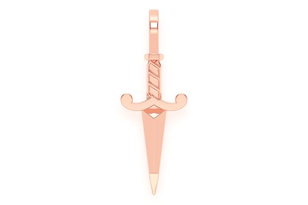 Gold Dagger 14k Solid Gold