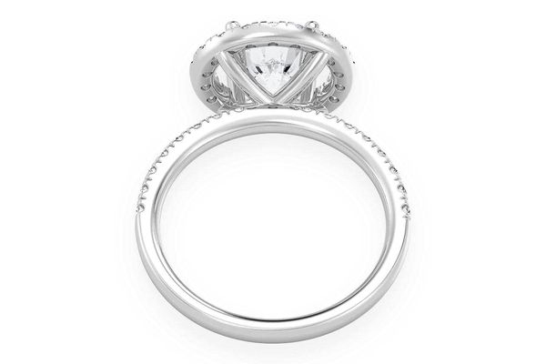 Thav - 2.00ct Round Solitaire - Halo - Diamond Engagement Ring - All Natural