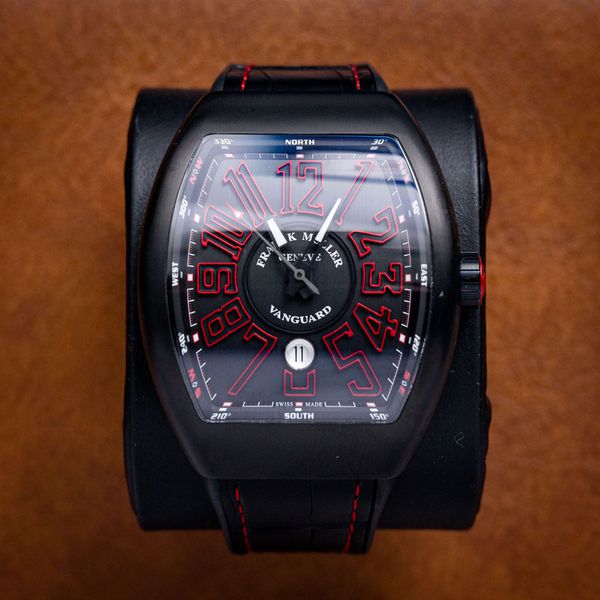 Franck Muller - Vanguard - V 45 Sc Dt Nb Rr Red - Titanium (mb1639)