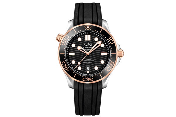 Omega - Seamaster Diver 300m - 210.22.42.20.01.002 - Steel & Sedna™ Gold (rb1484)