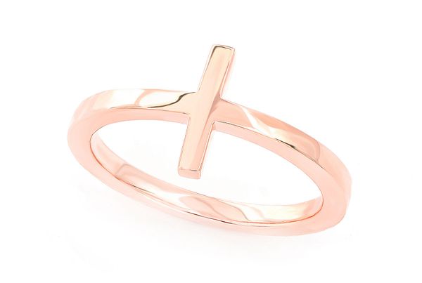 Cross Ring 14k Solid Gold