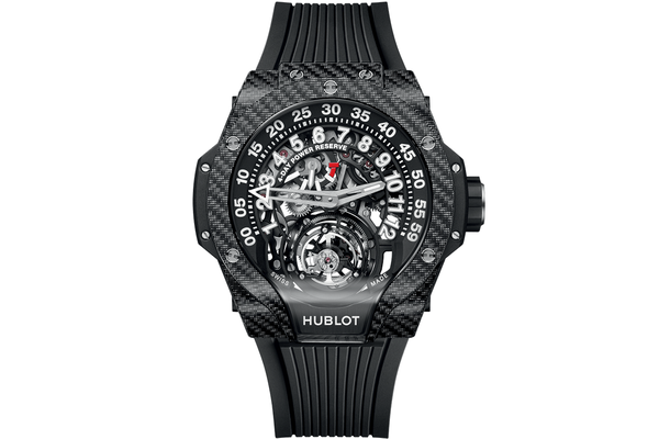 Hublot - Mp Mp-13 Tourbillon Bi-axis Retrograde Black Carbon - 913.yt.1170.rx - Carbon & Texalium (rb358)