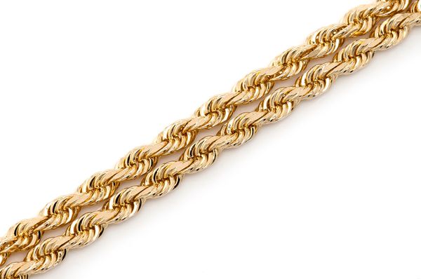 3.5MM Rope - 14k Solid Gold Bracelet