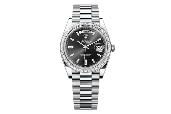 Rolex - Day-Date 40 - 228396tbr - Platinum & Diamonds (rb2059)