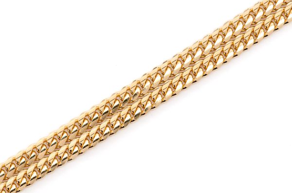 4MM Miami Cuban Bracelet 14k Solid Gold