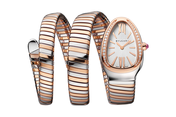 Bulgari - Serpenti Tubogas - 103149 - Rose Gold & Steel (rb1607)