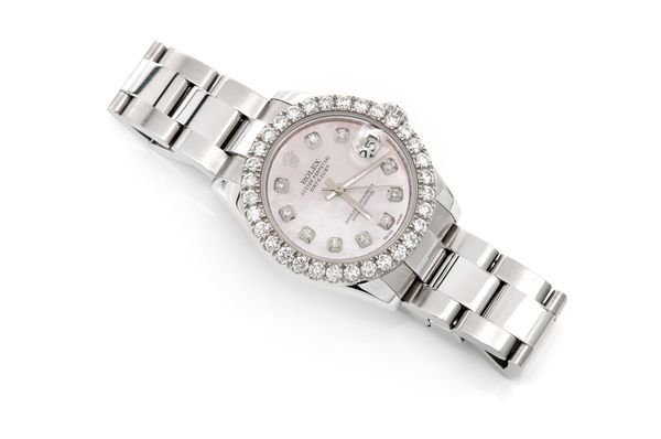 Rolex Datejust 31MM Steel (178240) - 2.75ctw Diamond Bezel