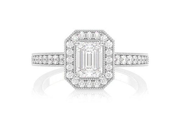 .75ct Emerald Cut - Diamond Engagement Ring - All Natural