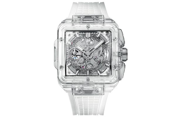 Hublot - Square Bang Unico Sapphire - 821.jx.0120.rt - Sapphire Crystal (rb407)