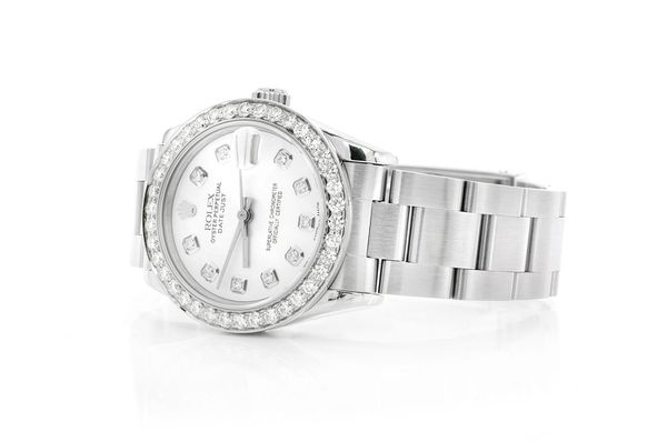 Rolex Datejust 31MM Steel (78240) - 1.50ctw Diamond Bezel