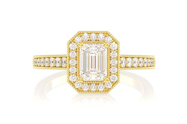 .75ct Emerald Cut - Diamond Engagement Ring - All Natural