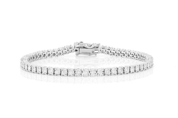 2pt Miracle Set Bracelet 14k   1.25ctw