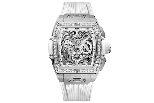 Hublot - Spirit Of Big Bang Titanium White Diamonds - 642.ne.2010.rw.1204 - Titanium (rb392)