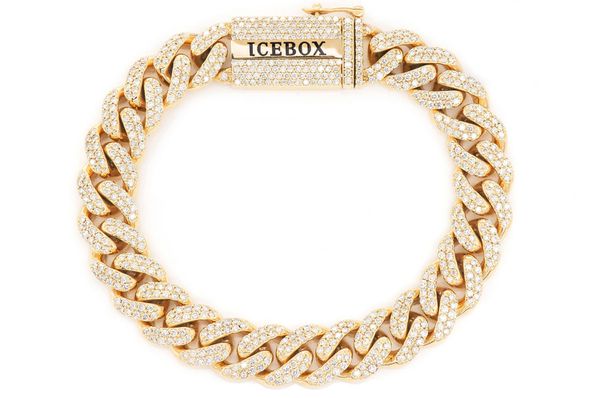 12MM Miami Cuban Diamond Bracelet 14k Solid Gold 7.50ctw