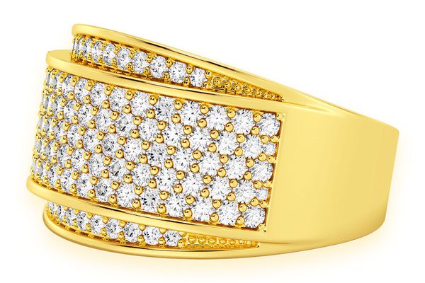 Bandana Diamond Ring 14k Solid Gold 1.25ctw