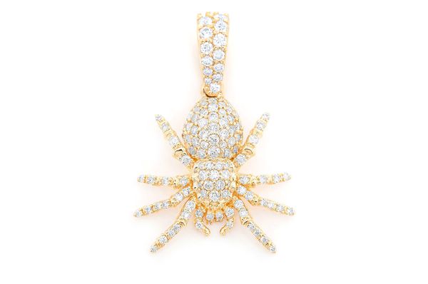 diamond spider pendant