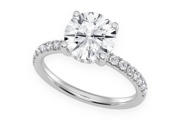 Thinn - 2.00ct Round Solitaire - Diamond Engagement Ring - All Natural