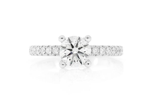 1.00ct Round Solitaire - Diamond Engagement Ring - All Natural